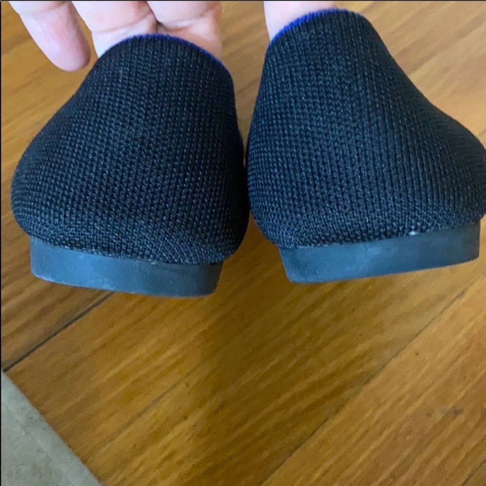 Rothy’s - Solid Black “Points” Pointed Toe Flats … - image 4